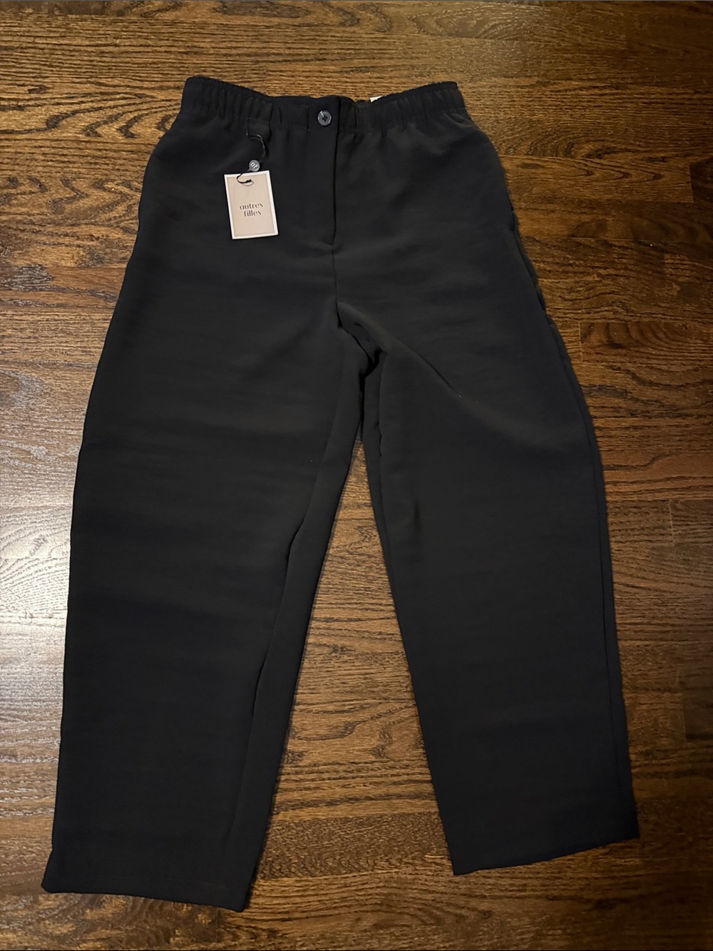 Size small barrell dress pants stretchy Black Pull-On Straight Leg Pants